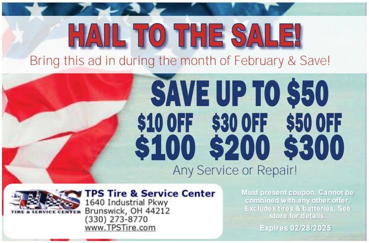 Monthly Coupons | TPS Tire and Service Center