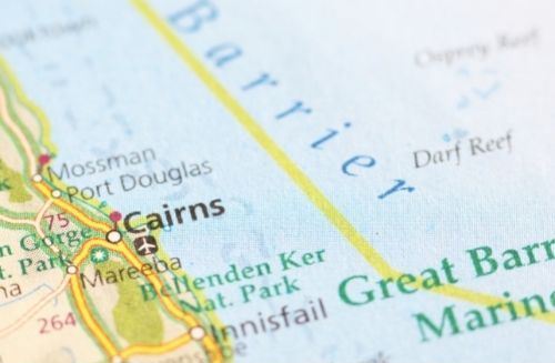A map of Cairns FNQ.