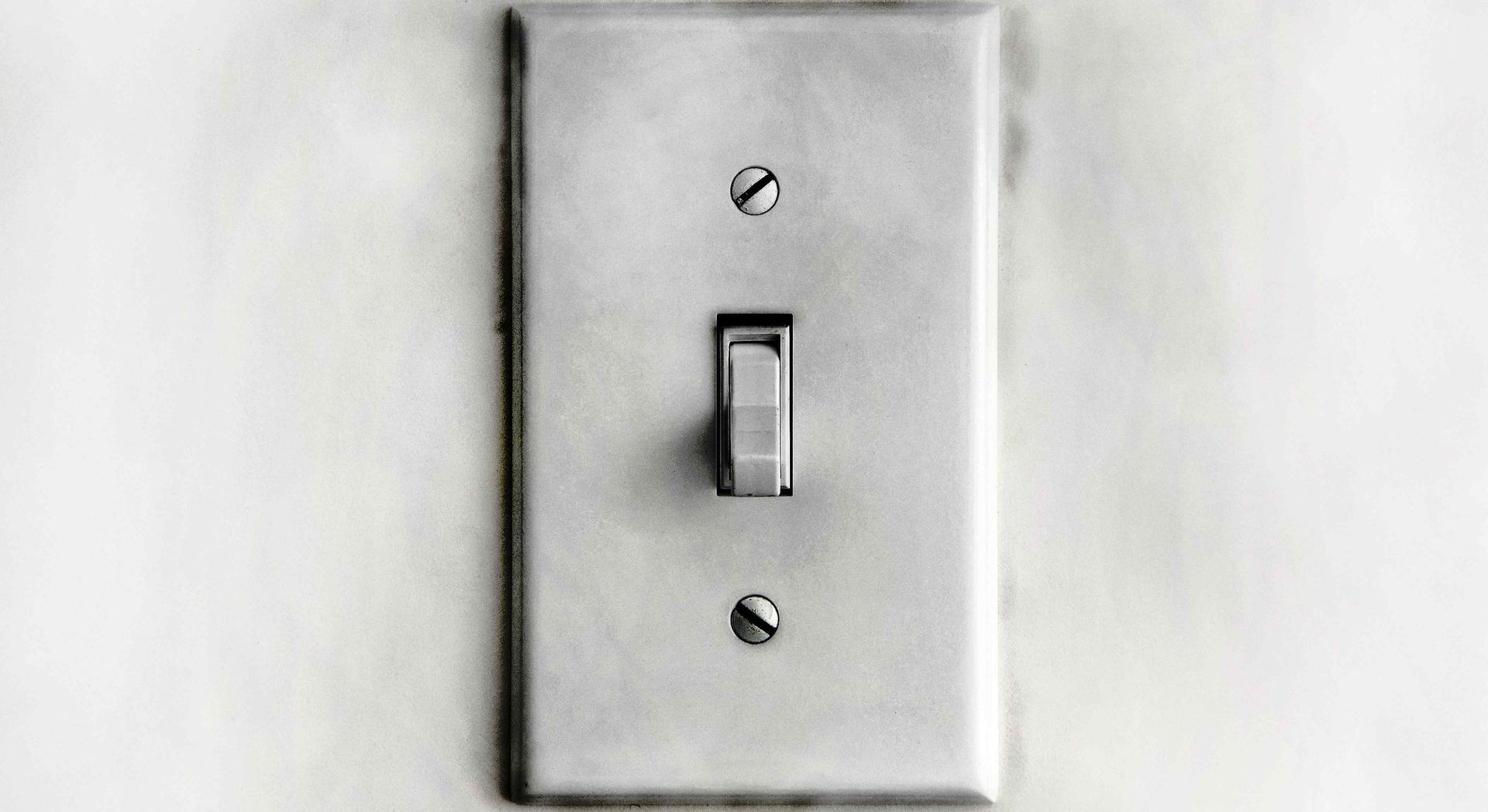 Burnt Old Light Switch