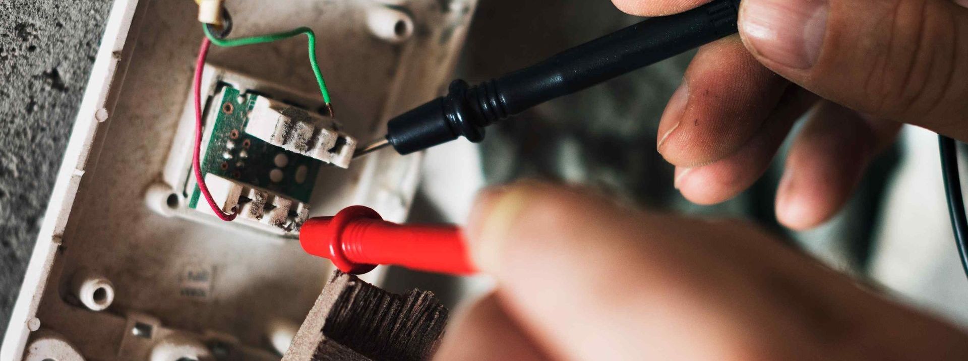 Home Owner Soldering Wires For Electrical Outlet DIY