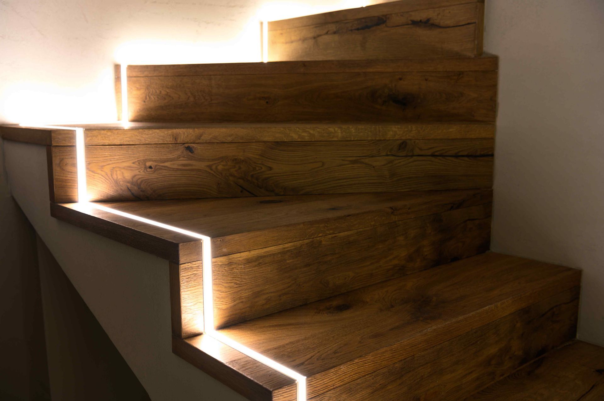 Affordable 
LED Lighting on Edge of Stair Case in House for Stylish Design and Safety