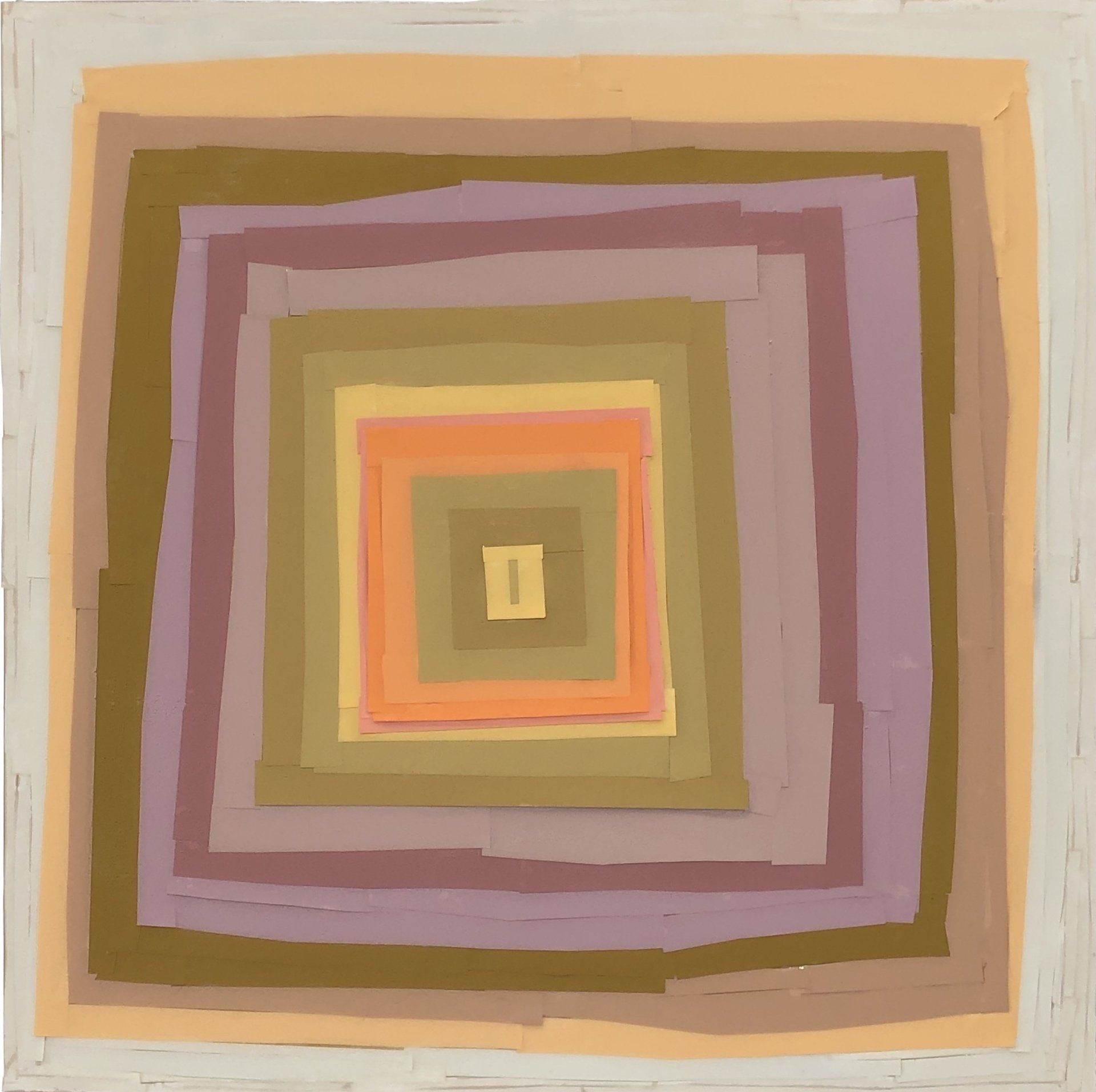 A painting of a square with a square in the middle