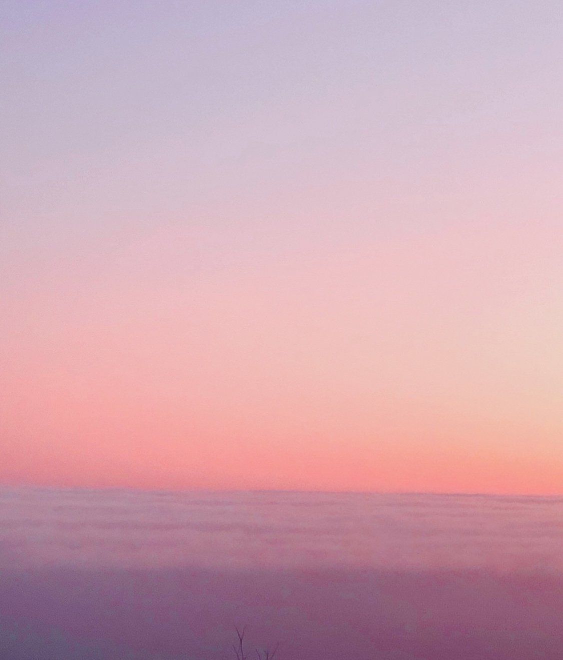 A pink and purple sunset over a body of water