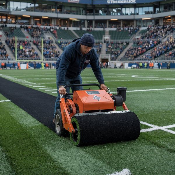 sports turf rolling, nassau county long island