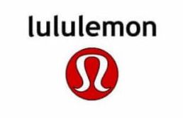 The lululemon logo is shown on a white background