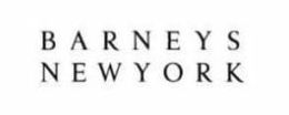 The barneys new york logo is on a white background