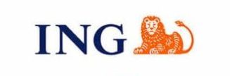 A logo for ing bank with a lion on it