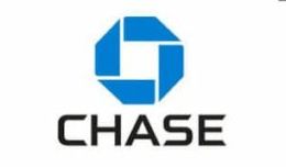 A blue chase logo on a white background