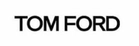A black and white logo for tom ford on a white background