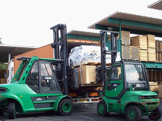 Containerstau / Stauen von Flats