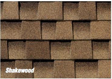 A picture of shakewood shingles on a roof