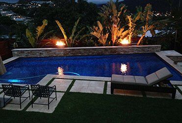 Fire Features — Kailua, HI — Pacific Pool & Spa