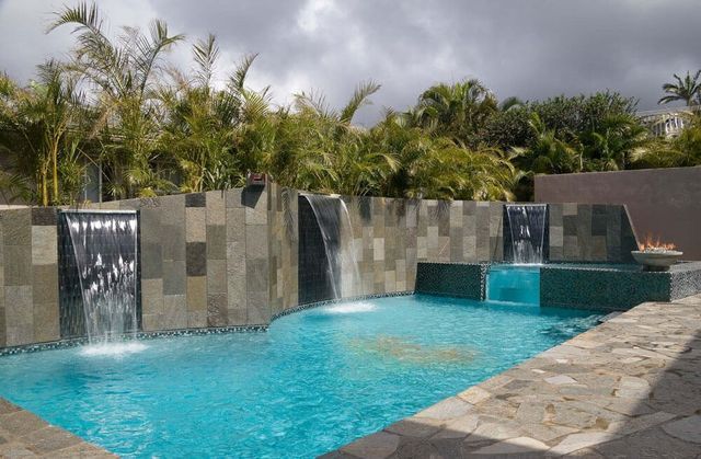 Pool With Waterfalls — Kailua, HI — Pacific Pool & Spa