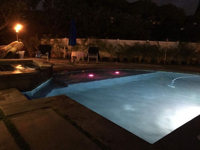 Awesome Pool At Night — Kailua, HI — Pacific Pool & Spa