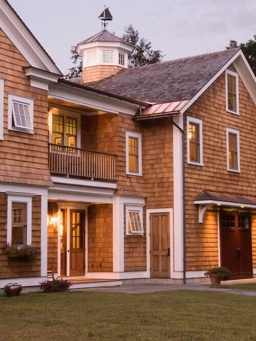 house with new exterior paint job