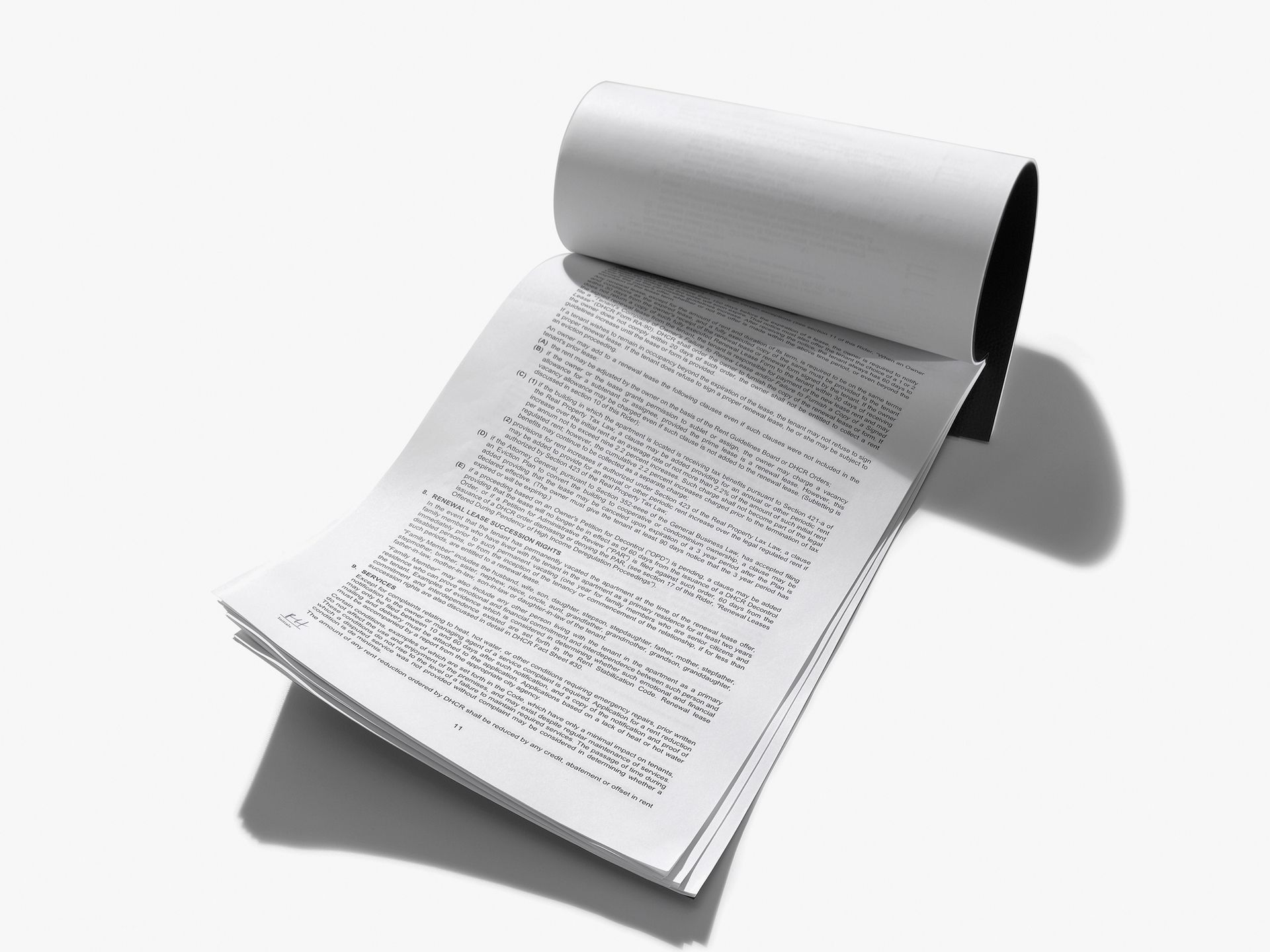 Un pezzo di carta con molto scritto sopra