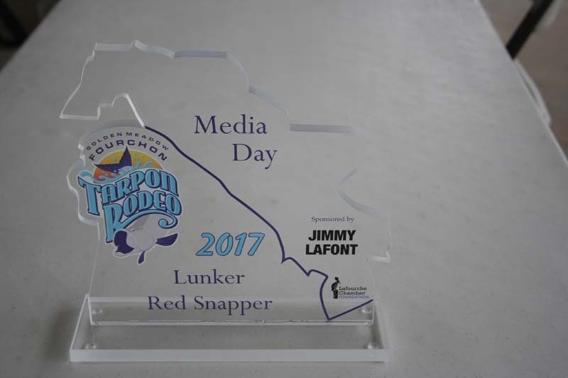A clear acrylic plaque for media day 2017