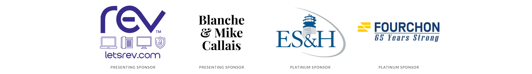 white background with sponsor logos