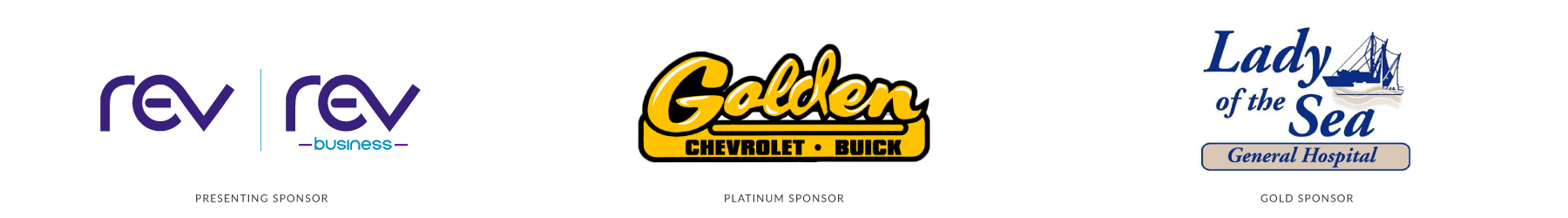 2024 Golden Meadow-Fourchon Tarpon Rodeo Sponsors: Rev, Golden Motors and Lady of the Sea General Hospital