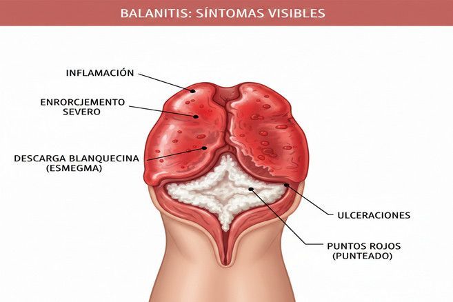Balanitis en hombres