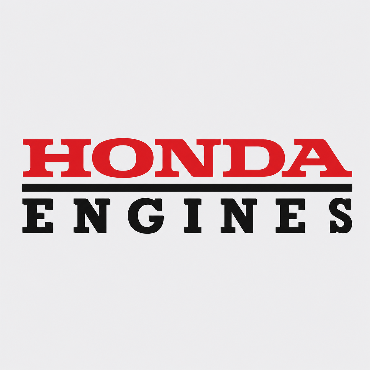 Honda Engines logo in red and black on a light background
