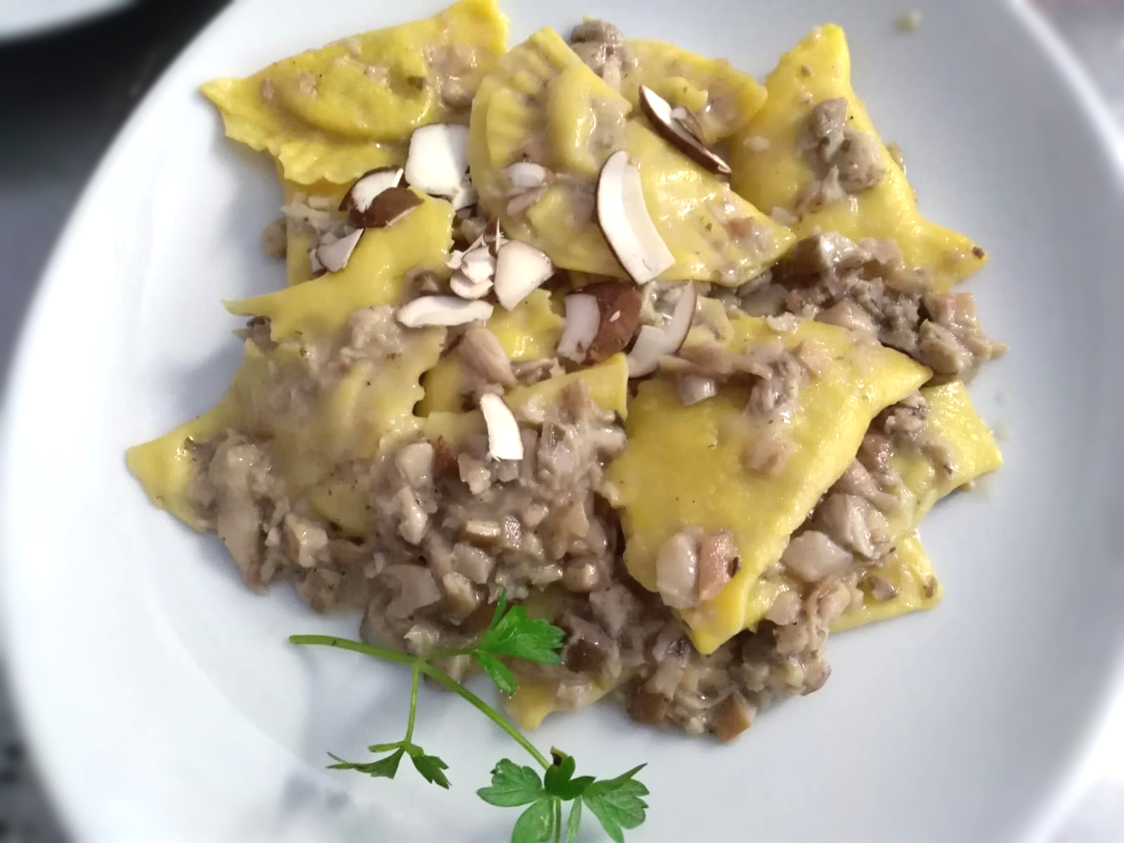 Acquapartita Ristorante Forcelli: Mezzelune ai Funghi Porcini