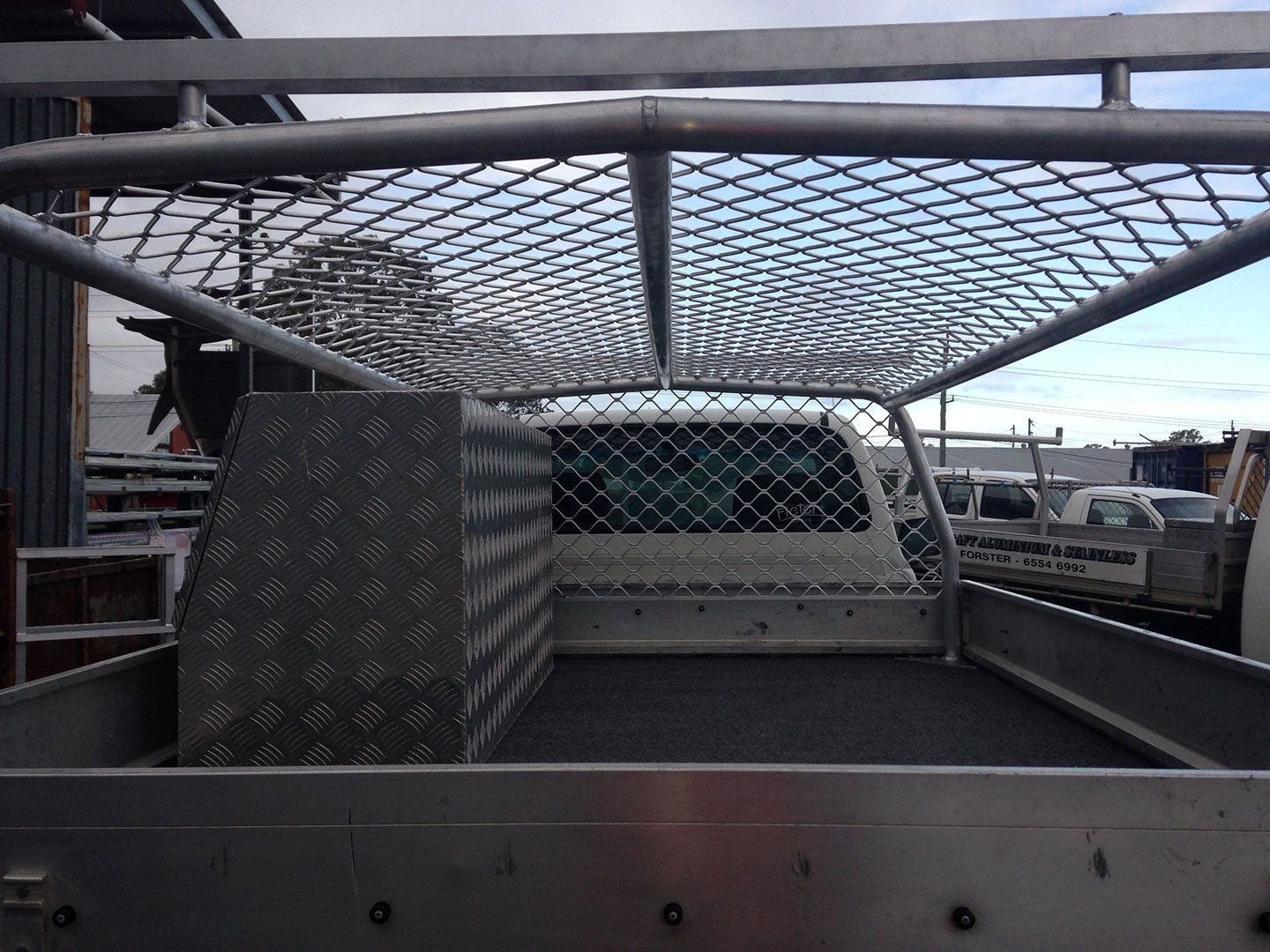 Aluminium Container on Vehicle — Shearwater Engineering in Taree, NSW