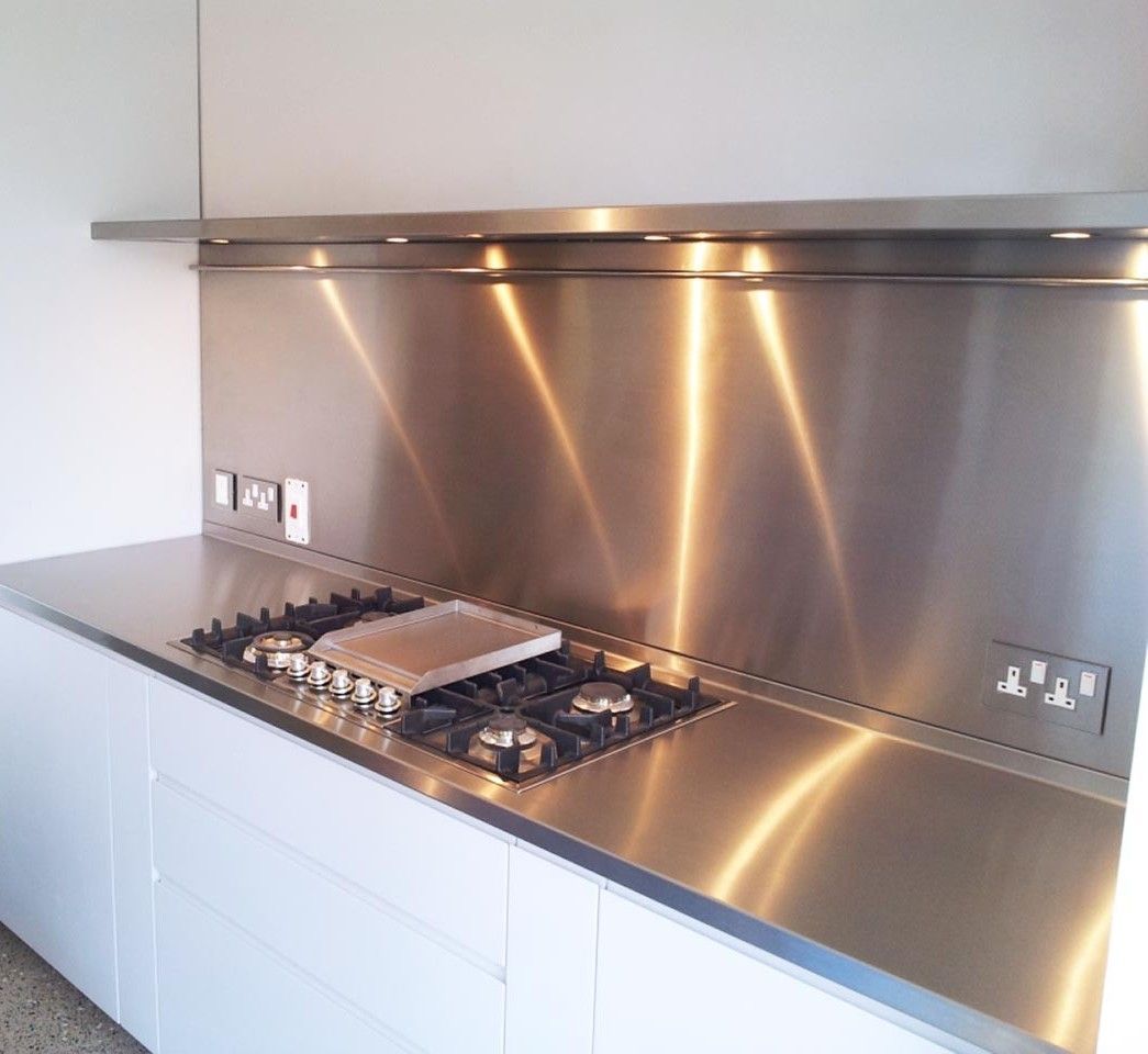 Kitchen with Stainless Steel Benchtop — Shearwater Engineering in Taree, NSW