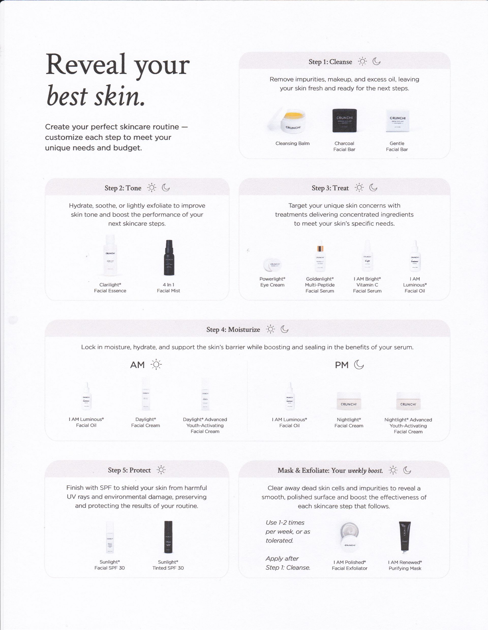 Morning and Evening Healthy Skincare Routine Take the quiz