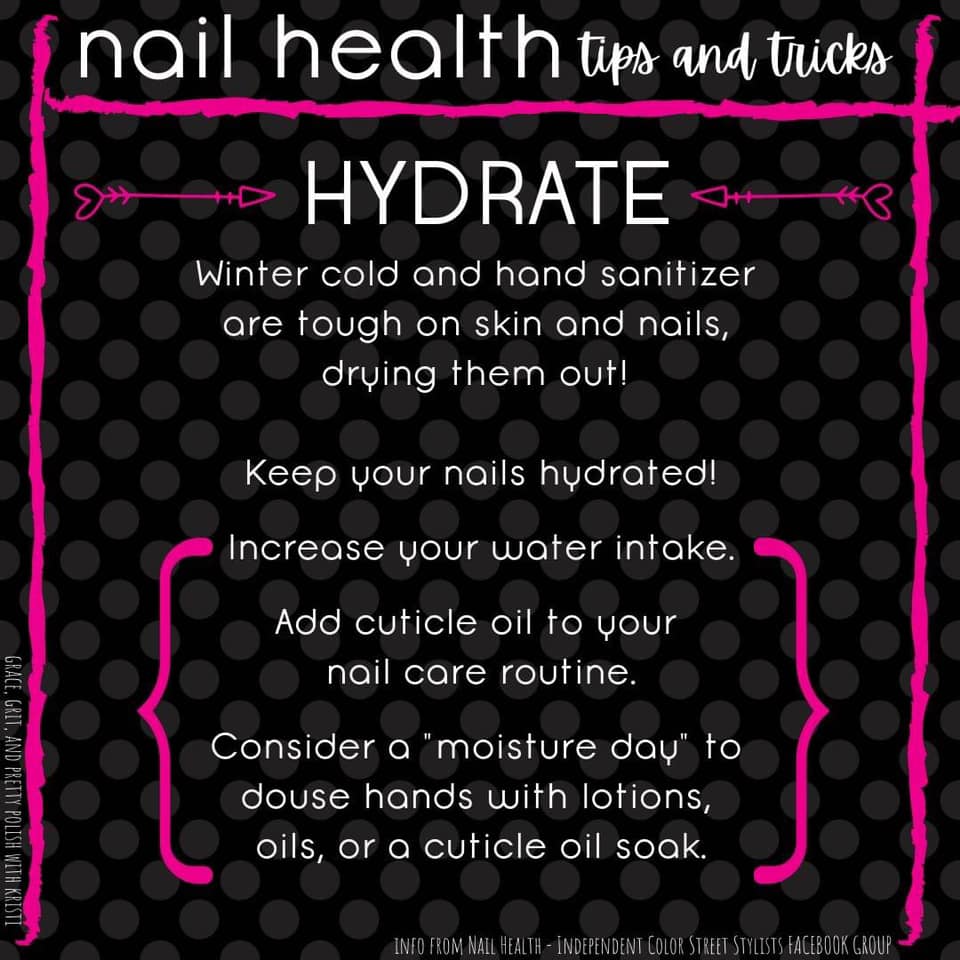 Nail health tips and tricks hydrate winter cold and hand sanitizer are tough on skin and nails drying them out
