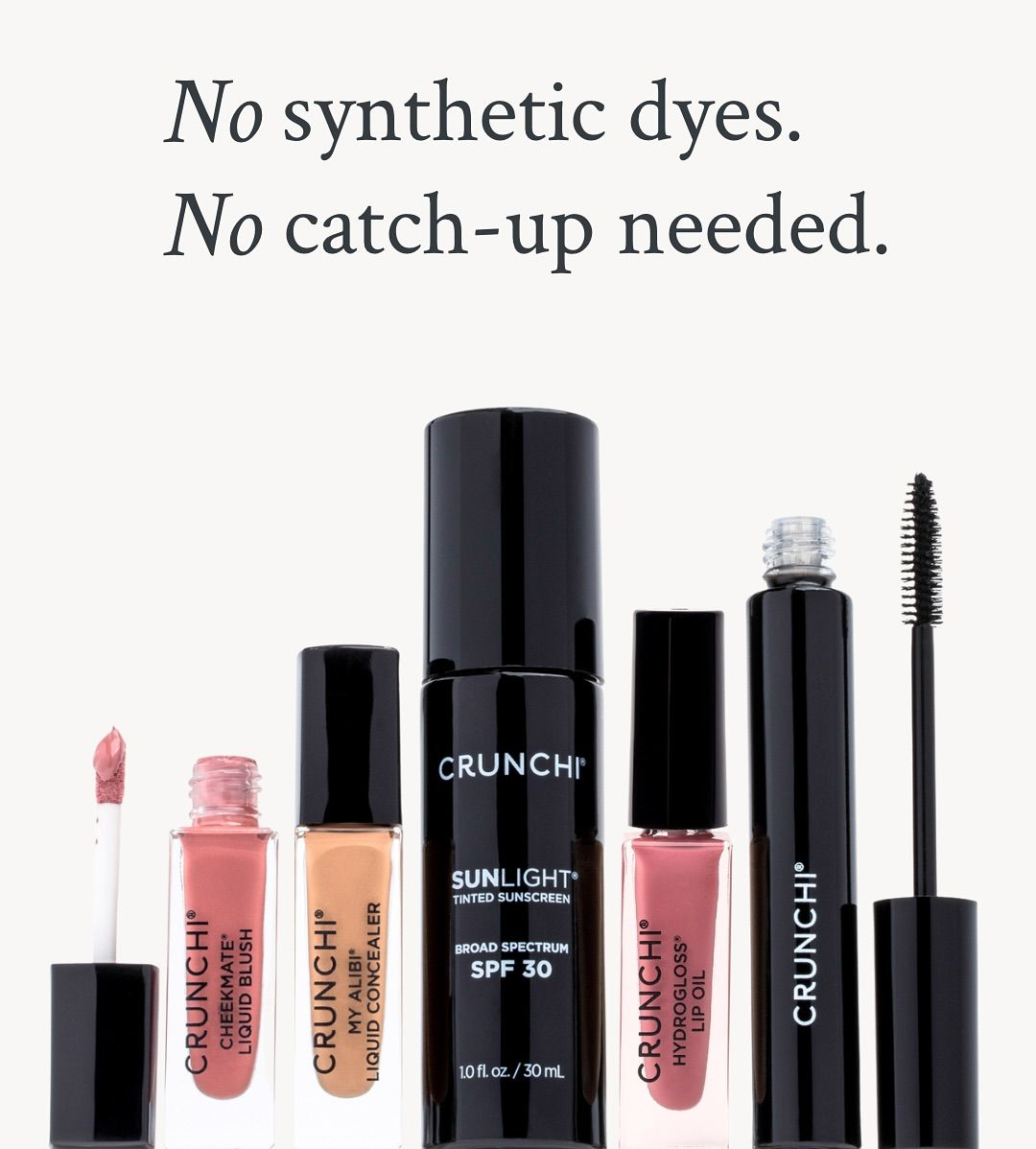 tinted moisturizer & other color CRUNCHI