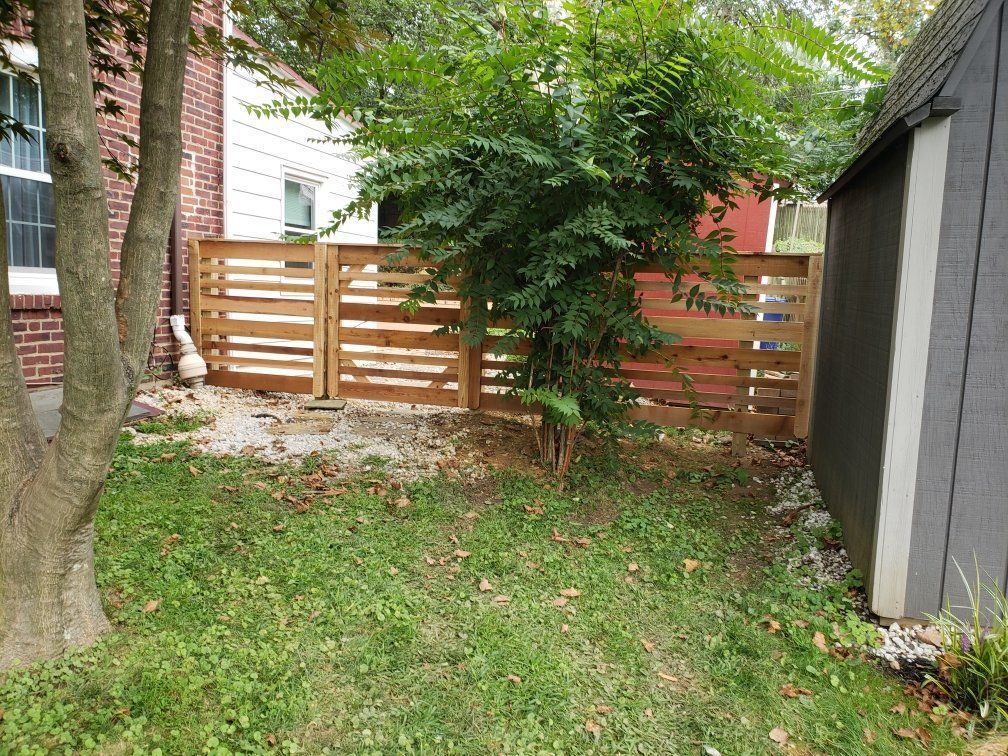 Horizontal Fence With Tree — Hatboro, PA — Main Street Fence
