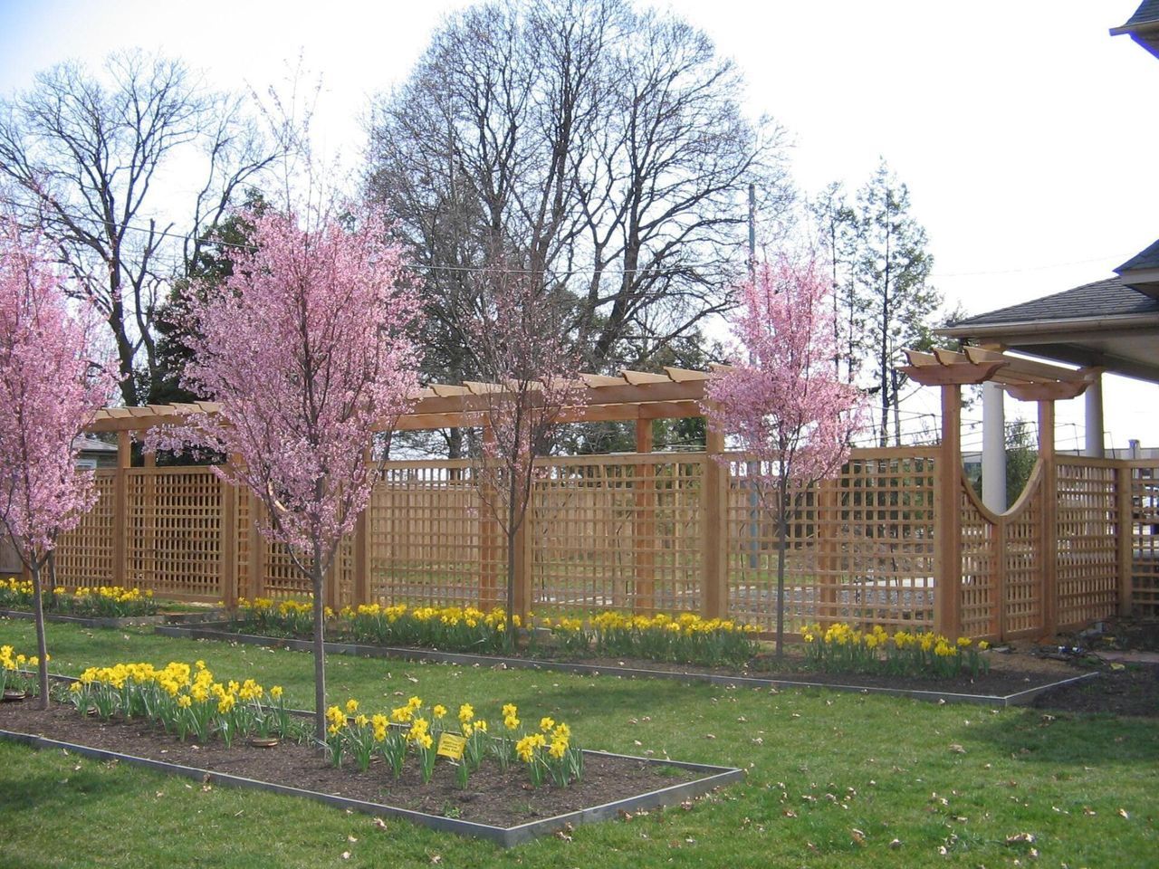 View Of Garden Structure With Plants — Hatboro, PA — Main Street Fence