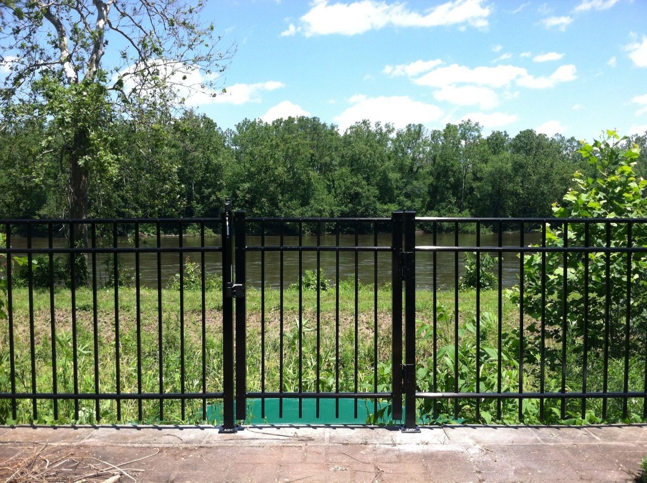 Front View Of Aluminum Fence — Hatboro, PA — Main Street Fence