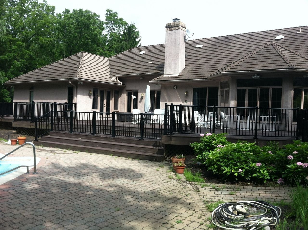 Railings In Front Of A White House — Hatboro, PA — Main Street Fence