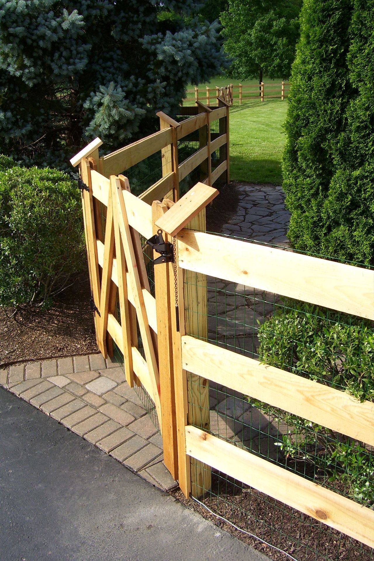 Rail Fence On Concrete — Hatboro, PA — Main Street Fence