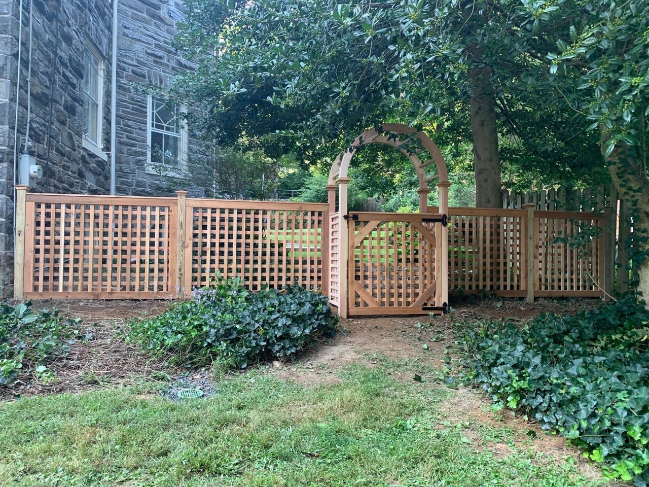 Framed Panel With Arc — Hatboro, PA — Main Street Fence
