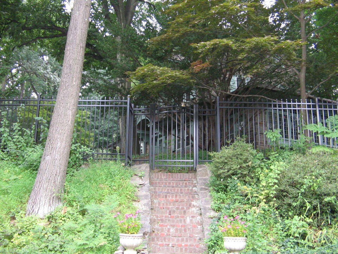 Aluminum Fence With Stairs — Hatboro, PA — Main Street Fence