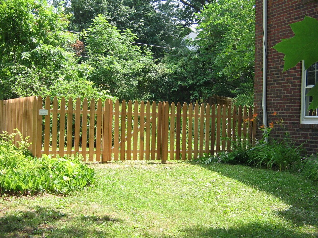View Of Picket Fence From Inside — Hatboro, PA — Main Street Fence