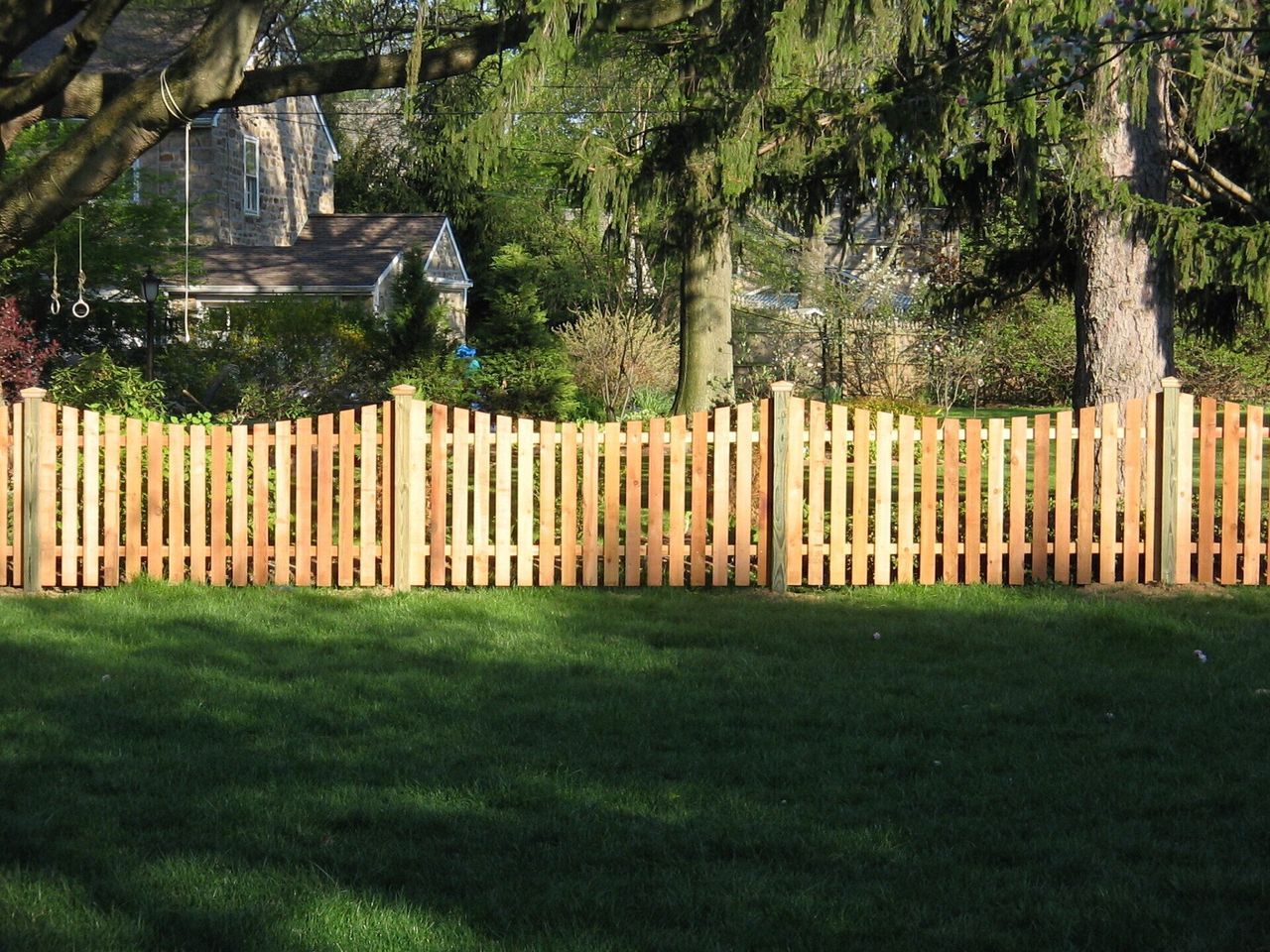 View Of Picket Fence From Outside — Hatboro, PA — Main Street Fence
