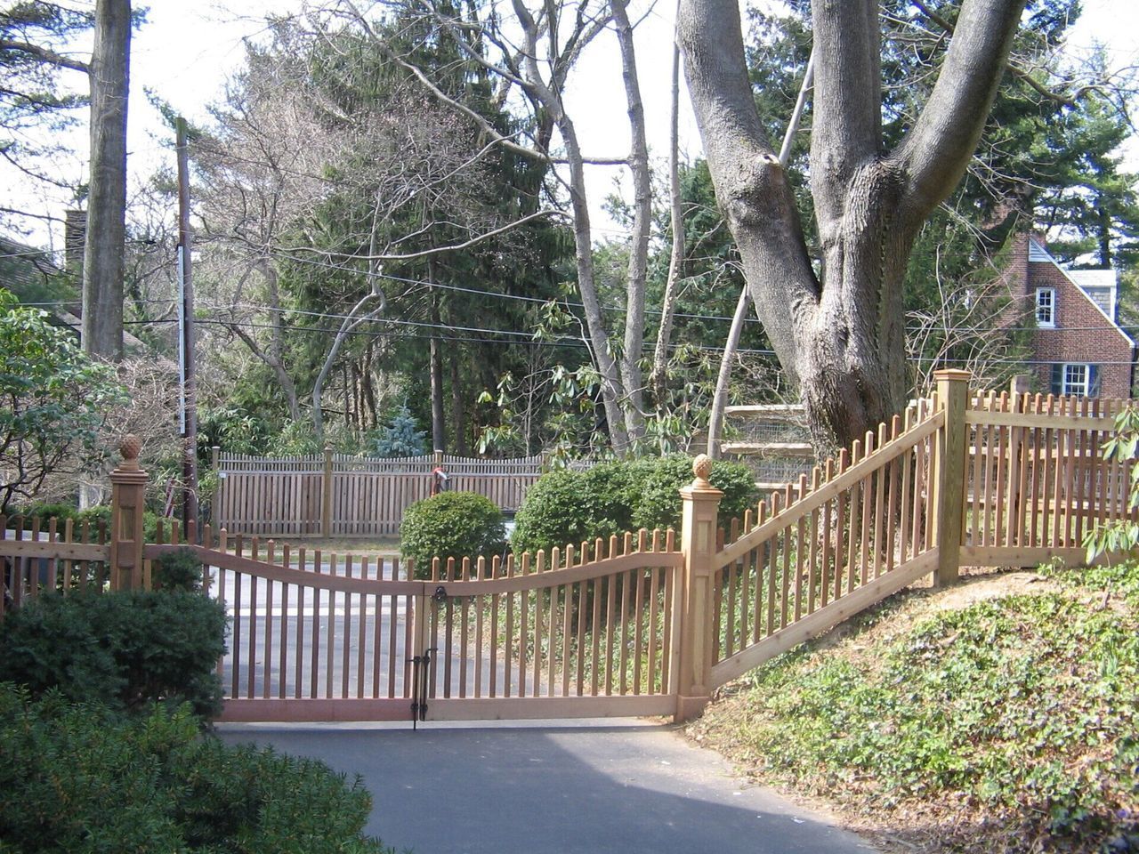 Two By Two Picket Fence On Road — Hatboro, PA — Main Street Fence