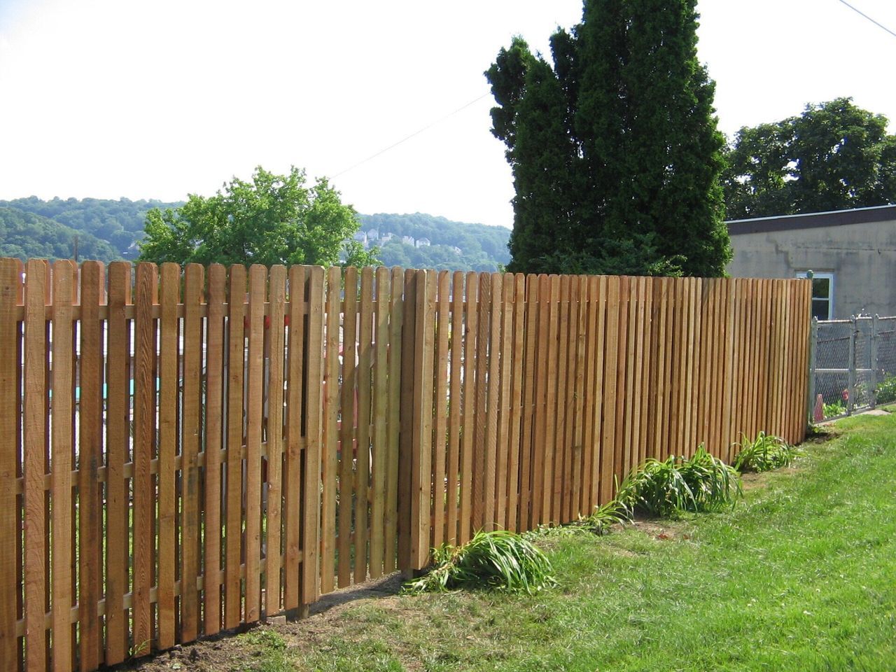 Fence With Grass — Hatboro, PA — Main Street Fence