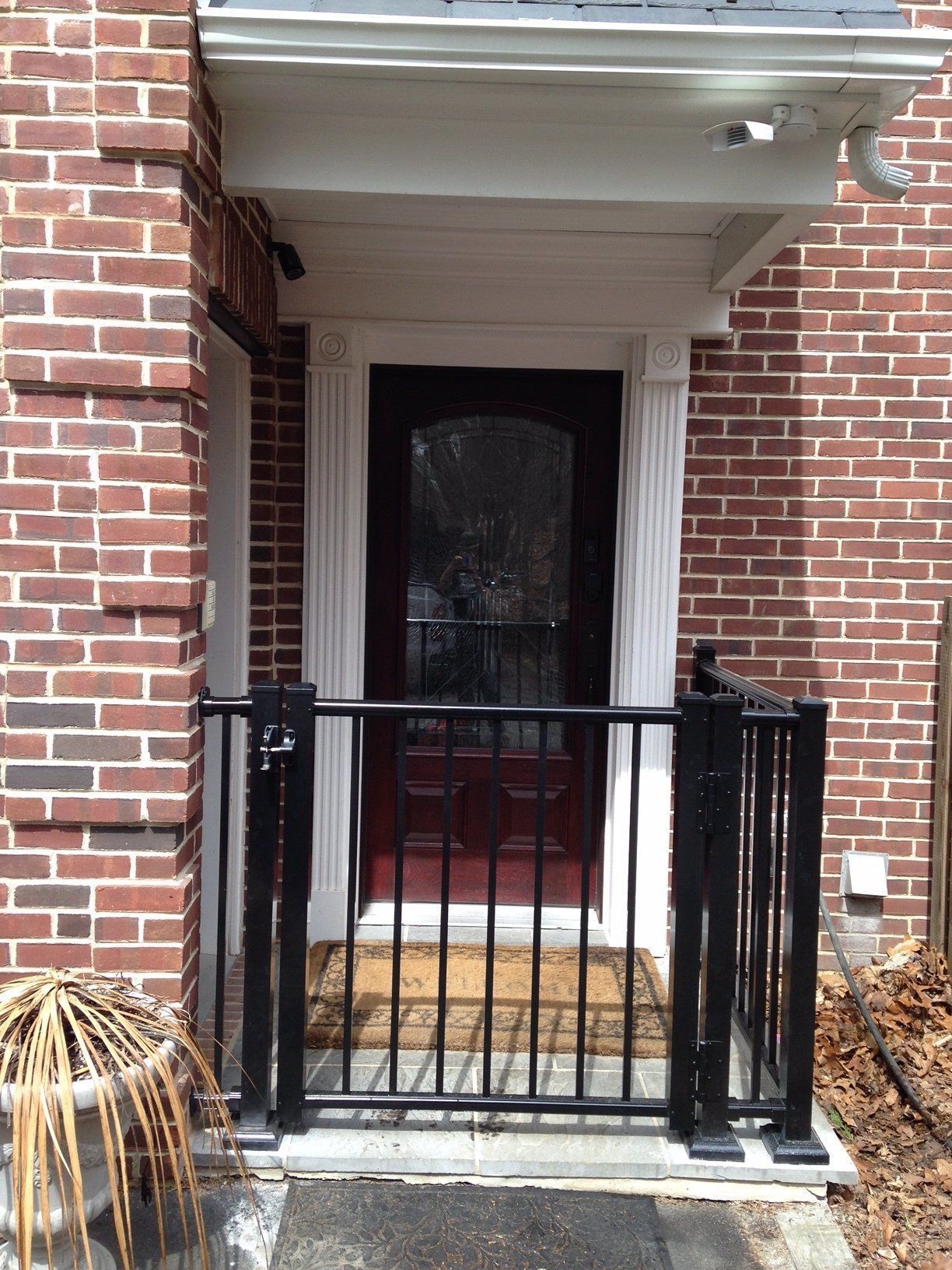 View Of Railings In Front Of Door — Hatboro, PA — Main Street Fence