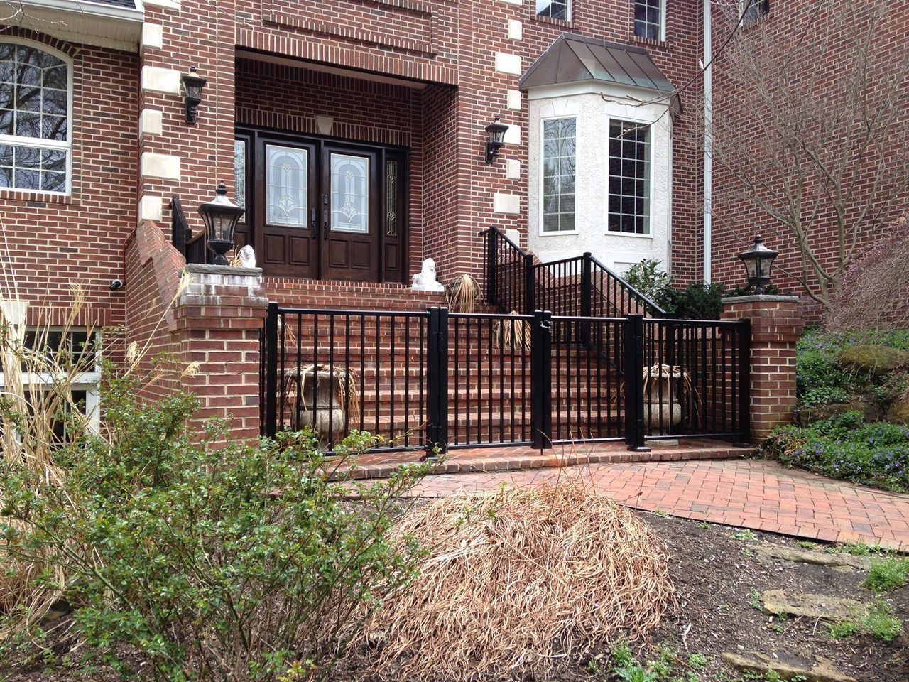 Railings In Front Of Stairs — Hatboro, PA — Main Street Fence