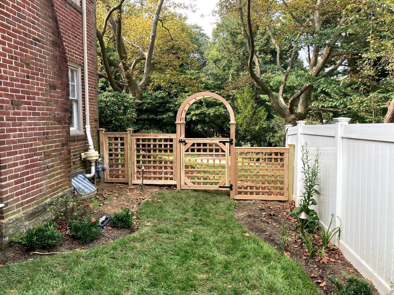 Framed Panel In Yard — Hatboro, PA — Main Street Fence