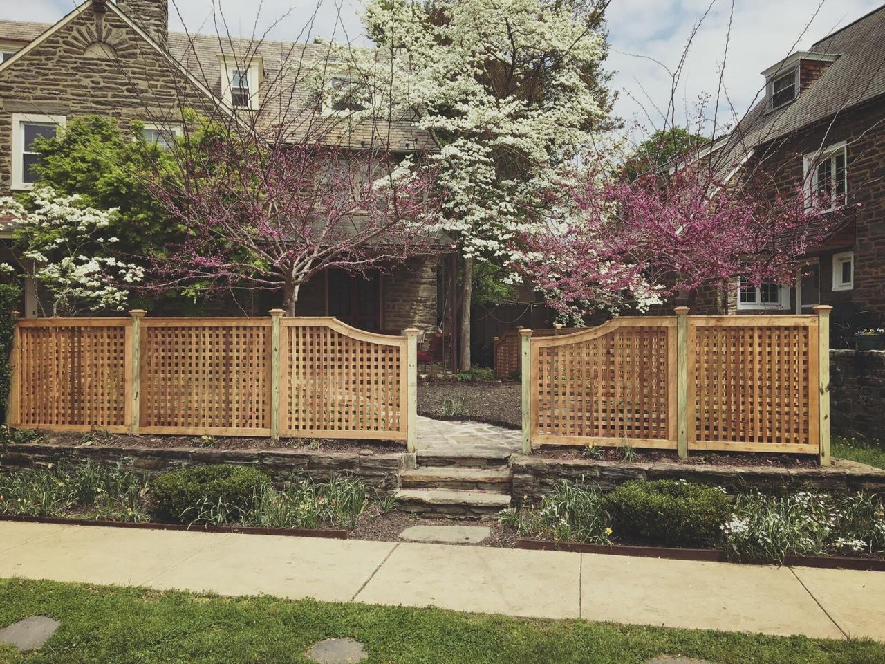 Wooden Framed Panel In Front Of House — Hatboro, PA — Main Street Fence