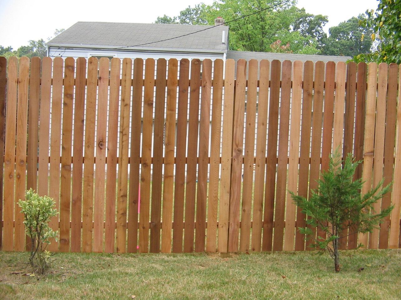 Spaced Picket Fence Beside House — Hatboro, PA — Main Street Fence
