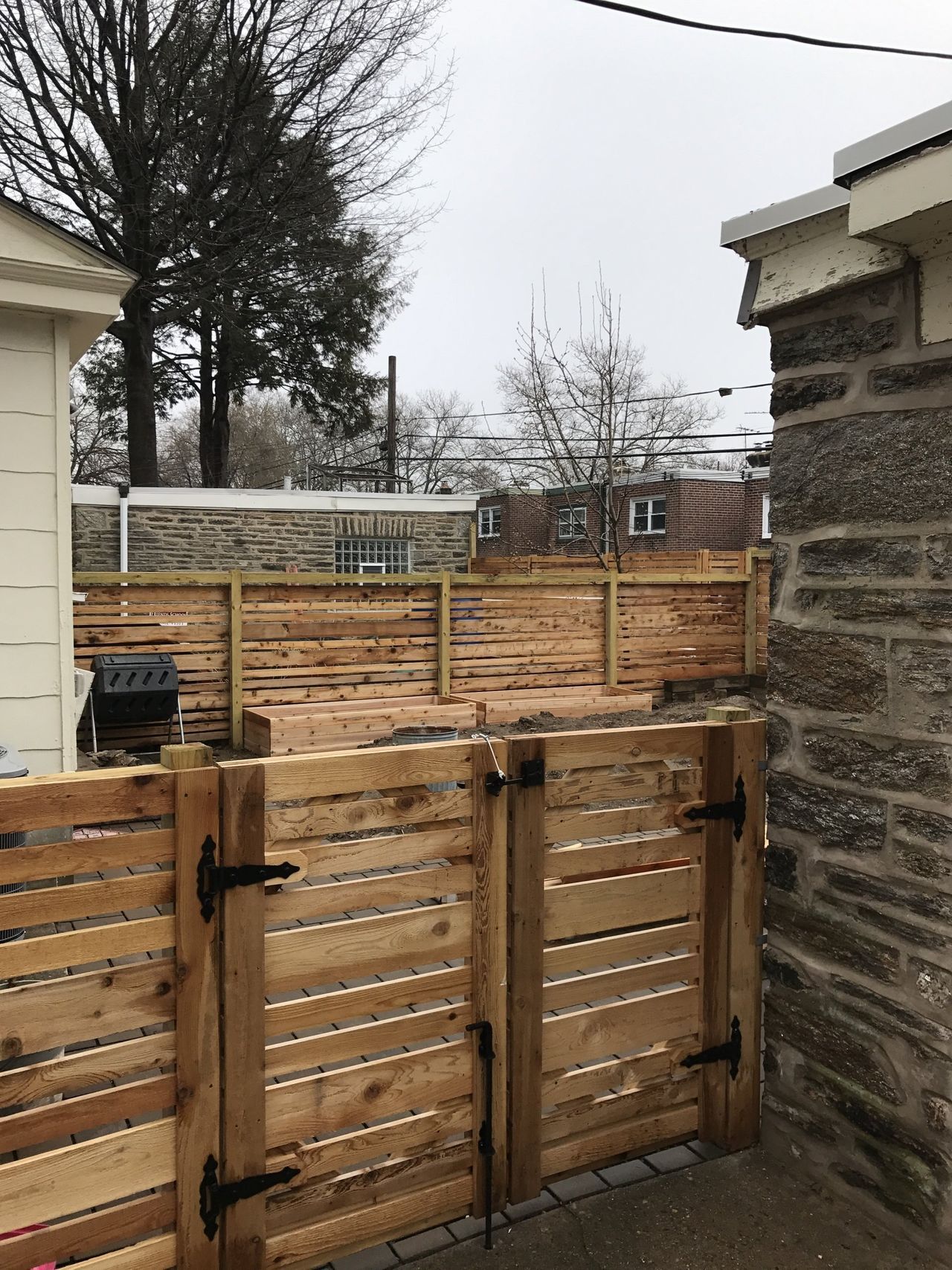 View Of Horizontal Fence — Hatboro, PA — Main Street Fence