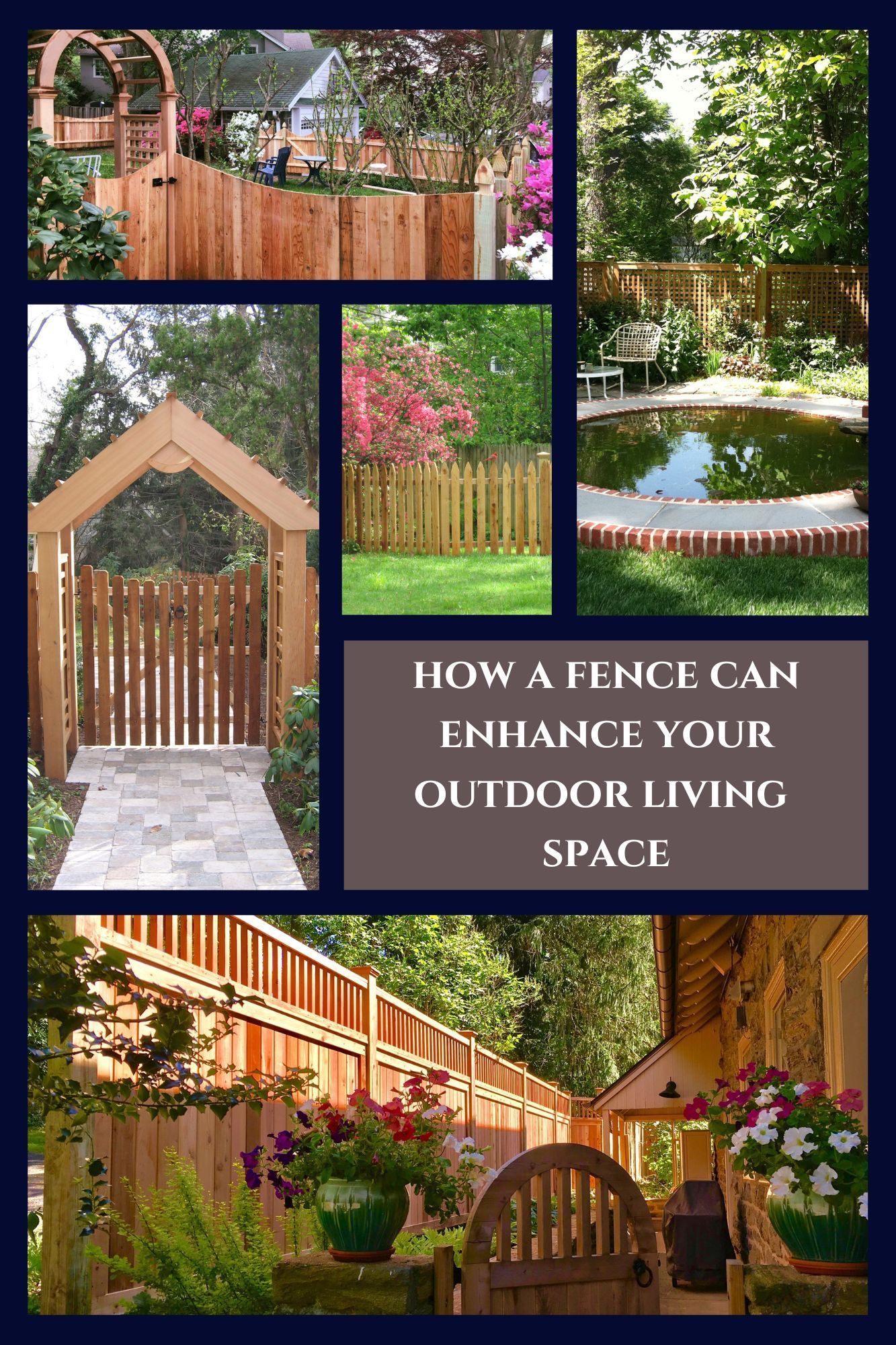 How a fence can enhance your outdoor living space