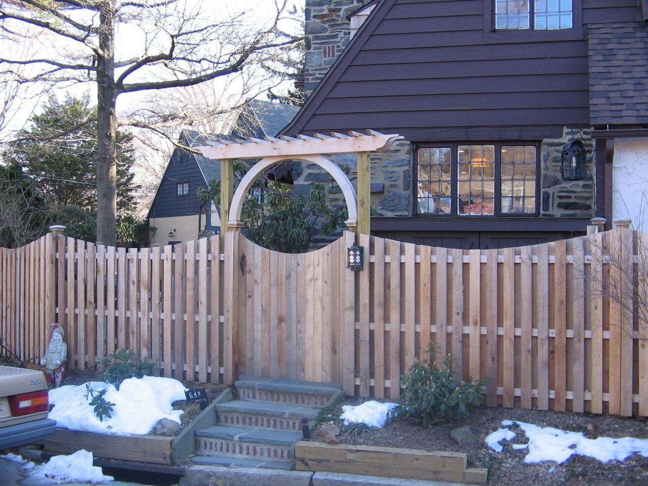 Wooden Garden Structure — Hatboro, PA — Main Street Fence
